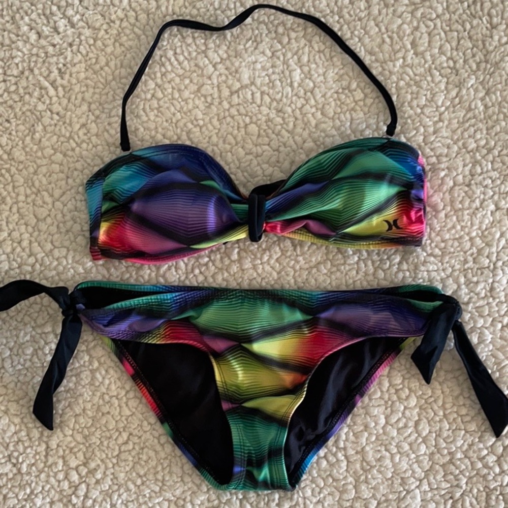 Hurley strapless small bikini